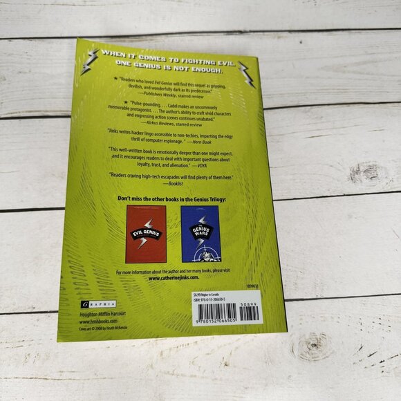 Catherine Jinks Evil Genius Genius Squad Genius Wars Books Lot 3 Kids YA Fiction - Picture 14 of 16